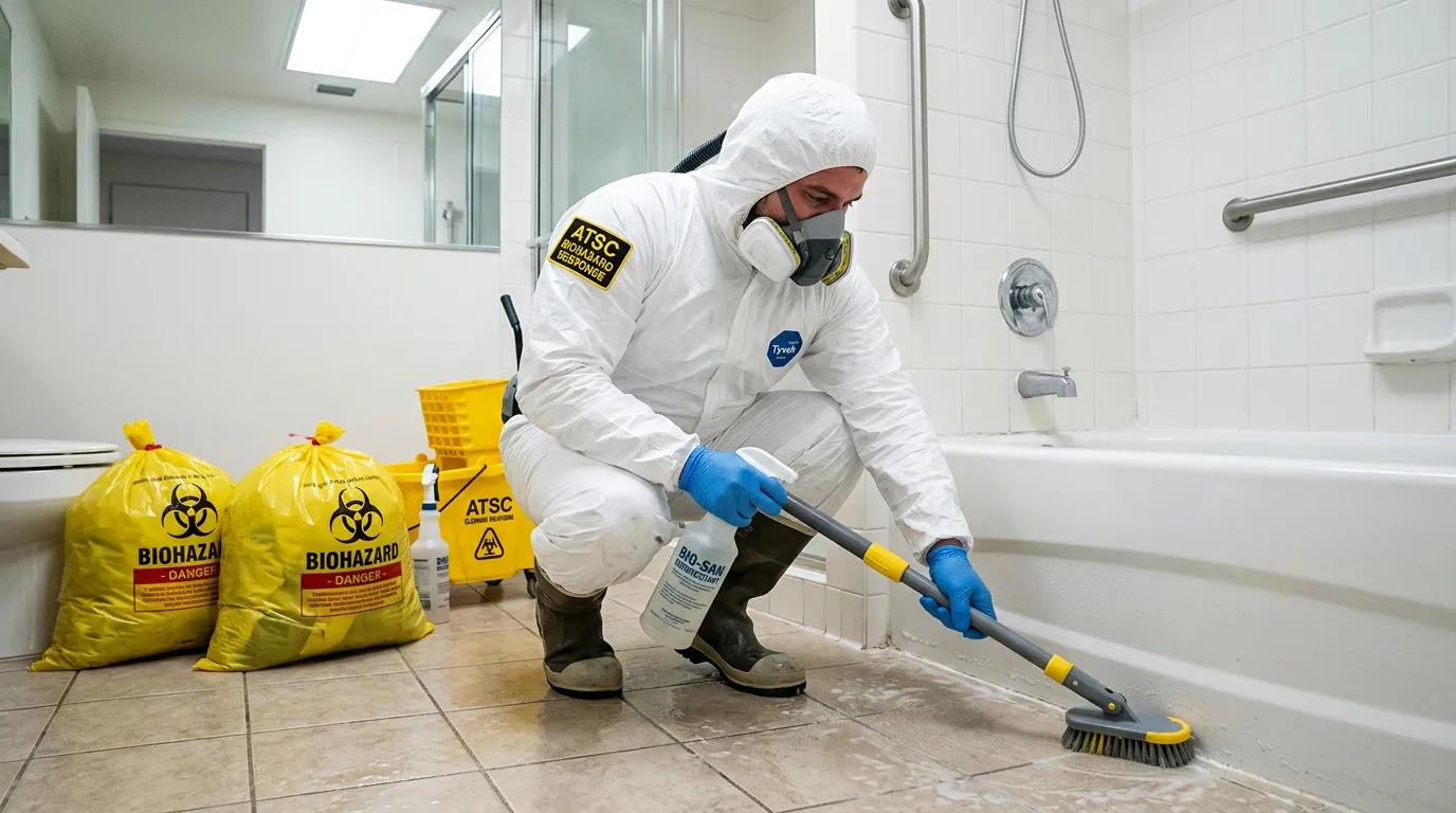 Decontamination equipment deployed for Blood Cleanup in Racine